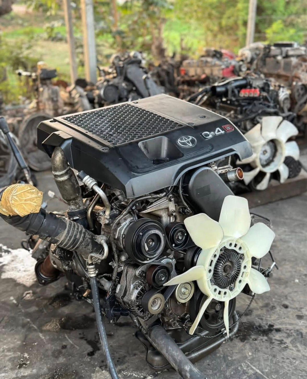 Motor Toyota Hilux 3.0 Diesel (foto ilustrativa)